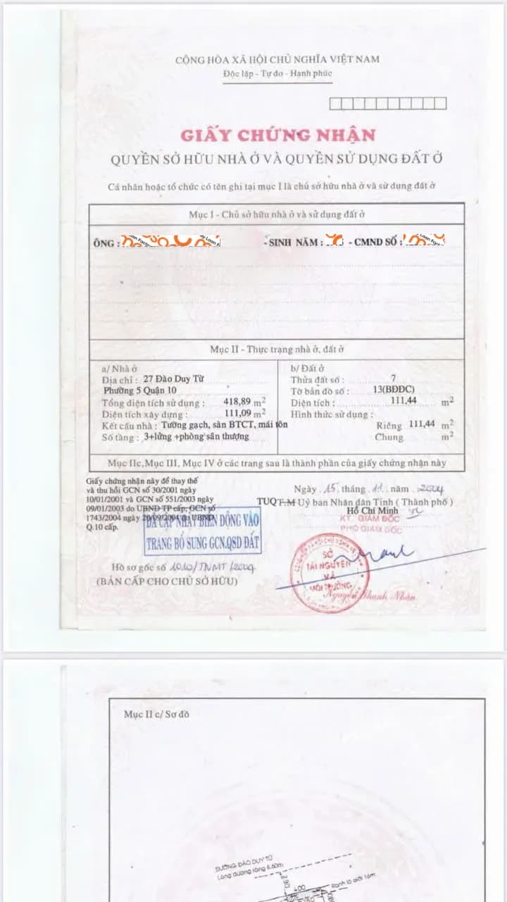 Hình sổ 1 Hình sổ 1